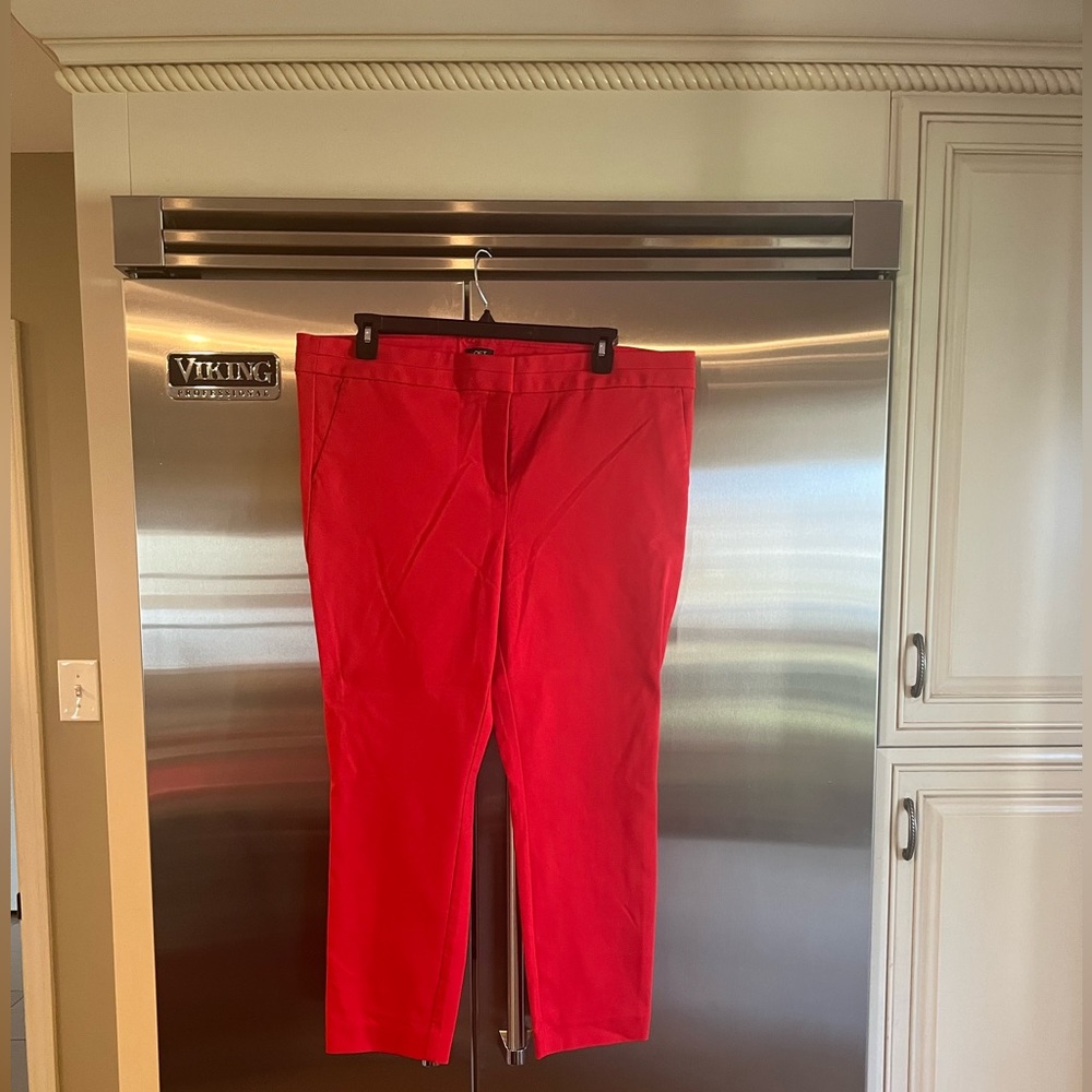Loft Marisa pant, Red, size 18